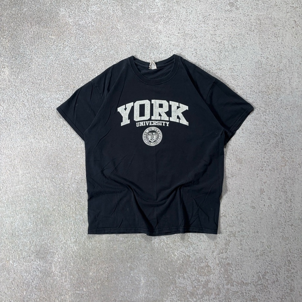 Vintage 00s Jerzees York University graphic tee